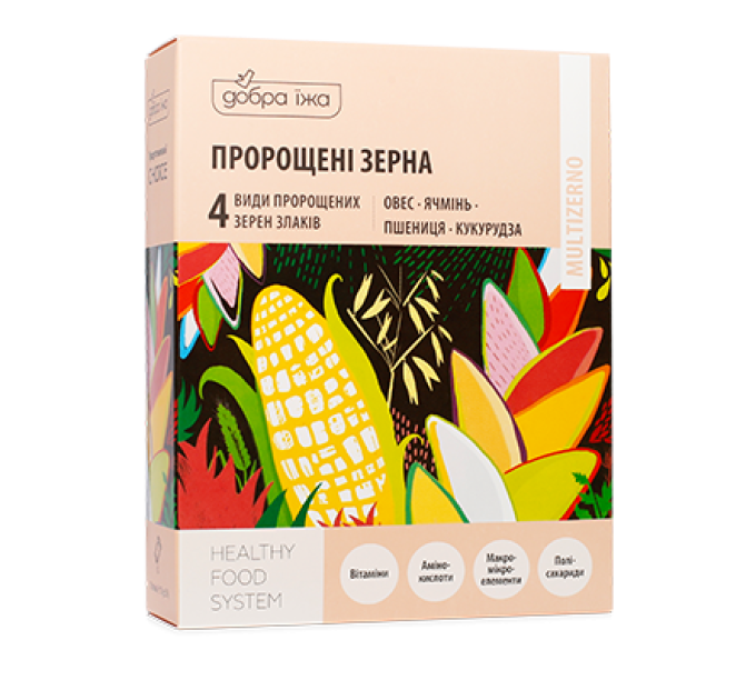 Пророщенные зерна в стеках 10 шт по 10 г